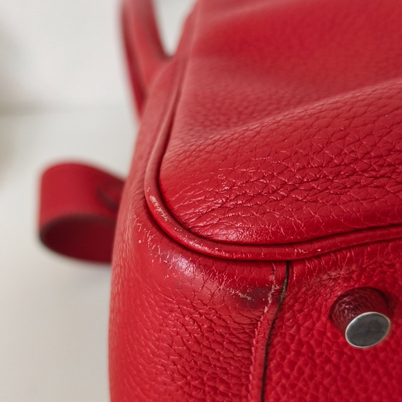 hermes 愛馬仕 lindy 26 國旗紅 框Q 尺寸:26×19×14cm 年份:2013年 97新-20