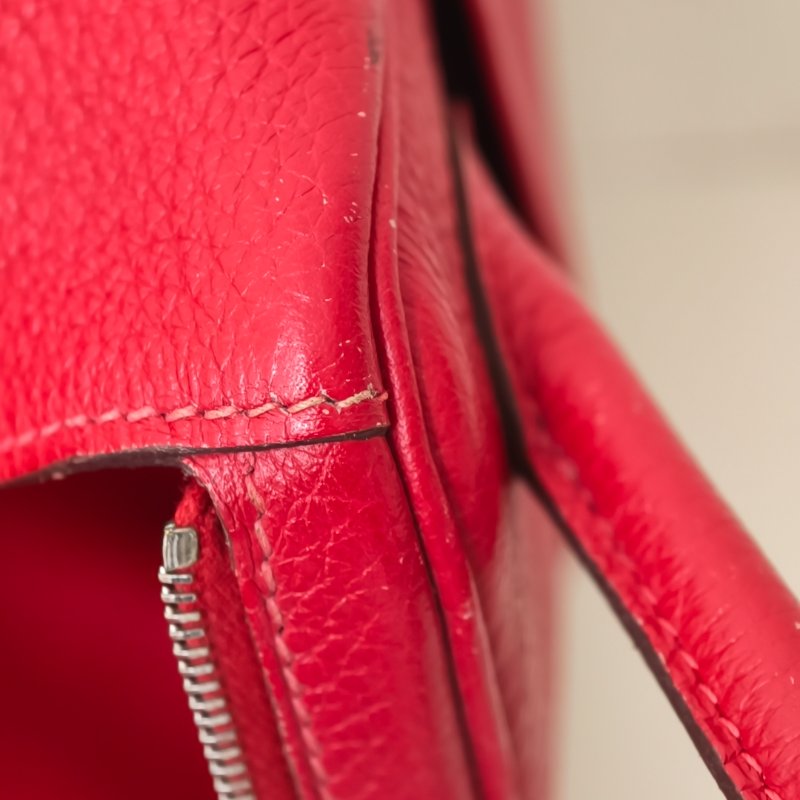 hermes 愛馬仕 lindy 26 國旗紅 框Q 尺寸:26×19×14cm 年份:2013年 97新-25