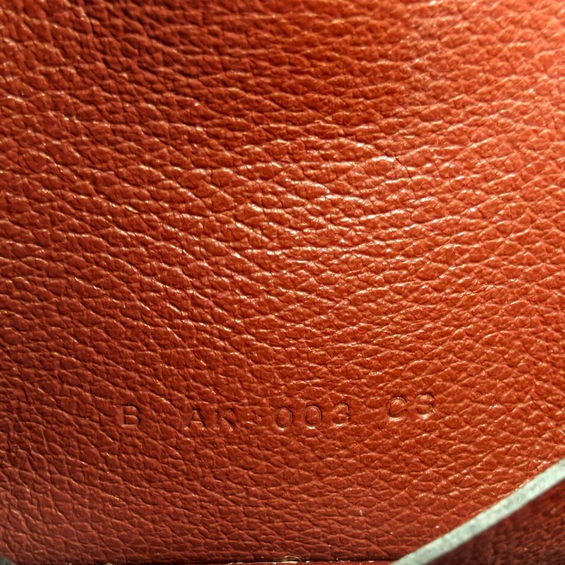 愛馬仕/Hermes 康康 Slim雙色錢包酒紅色牛皮B刻長12.4x寬10.2x厚3厘米 2023年 98新-24