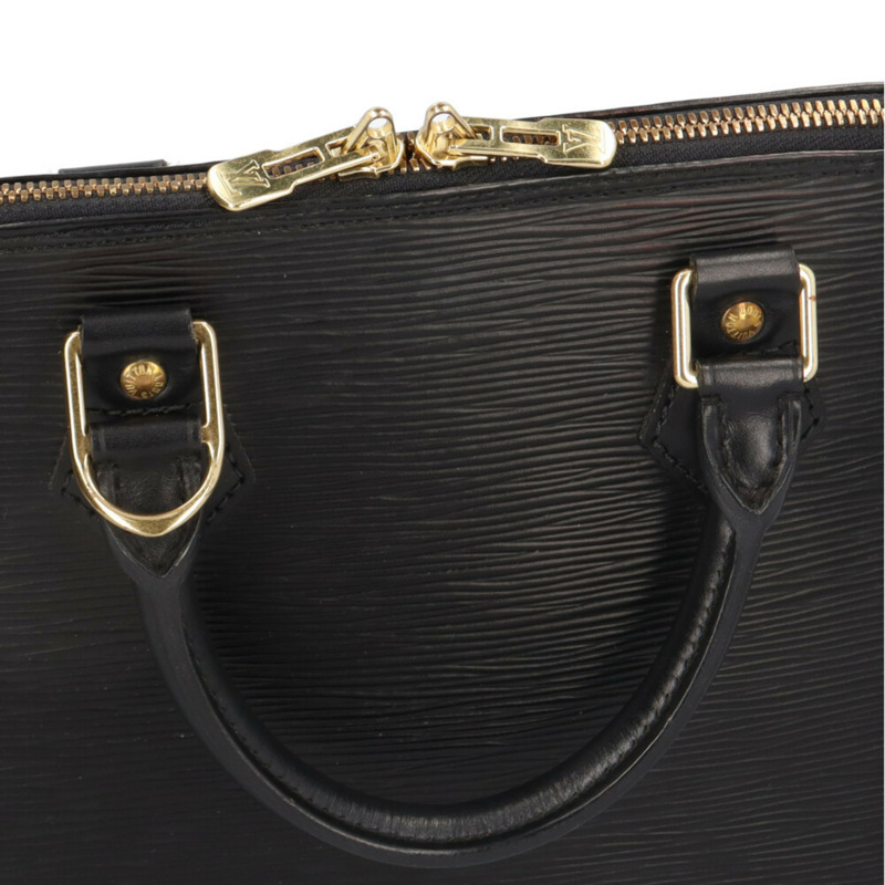 二手路易威登 Alma Epi 手提包，皮革 M52142，黑色，女士-10