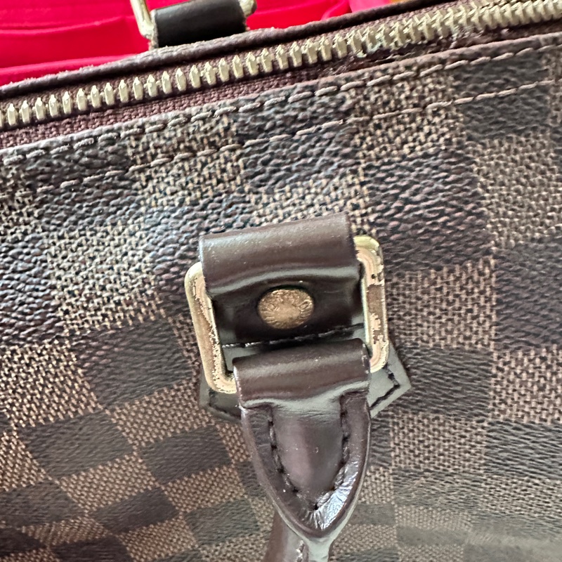 【LV 經典不敗】Speedy 30 棋盤格｜三段背帶隨心換，超大容量通勤神包-19