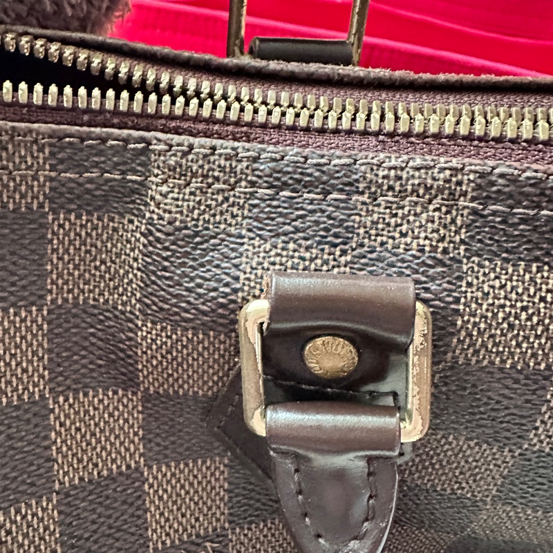 【LV 經典不敗】Speedy 30 棋盤格｜三段背帶隨心換，超大容量通勤神包-34