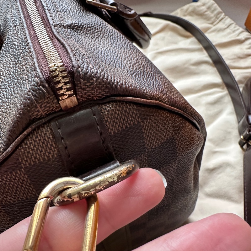 【LV 經典不敗】Speedy 30 棋盤格｜三段背帶隨心換，超大容量通勤神包-5