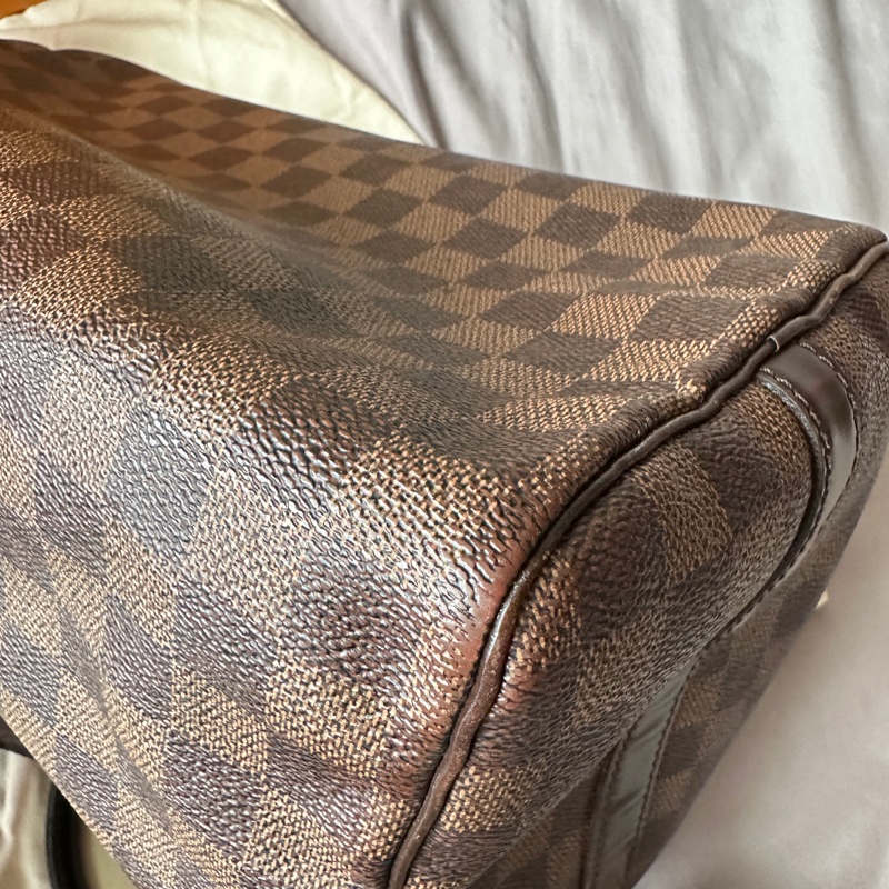 【LV 經典不敗】Speedy 30 棋盤格｜三段背帶隨心換，超大容量通勤神包-22