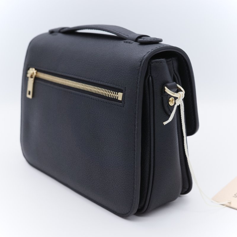 Louis Vuitton 路易威登 Oxford Lockme 經典黑色 粒面小牛皮 手提包 斜背包-5