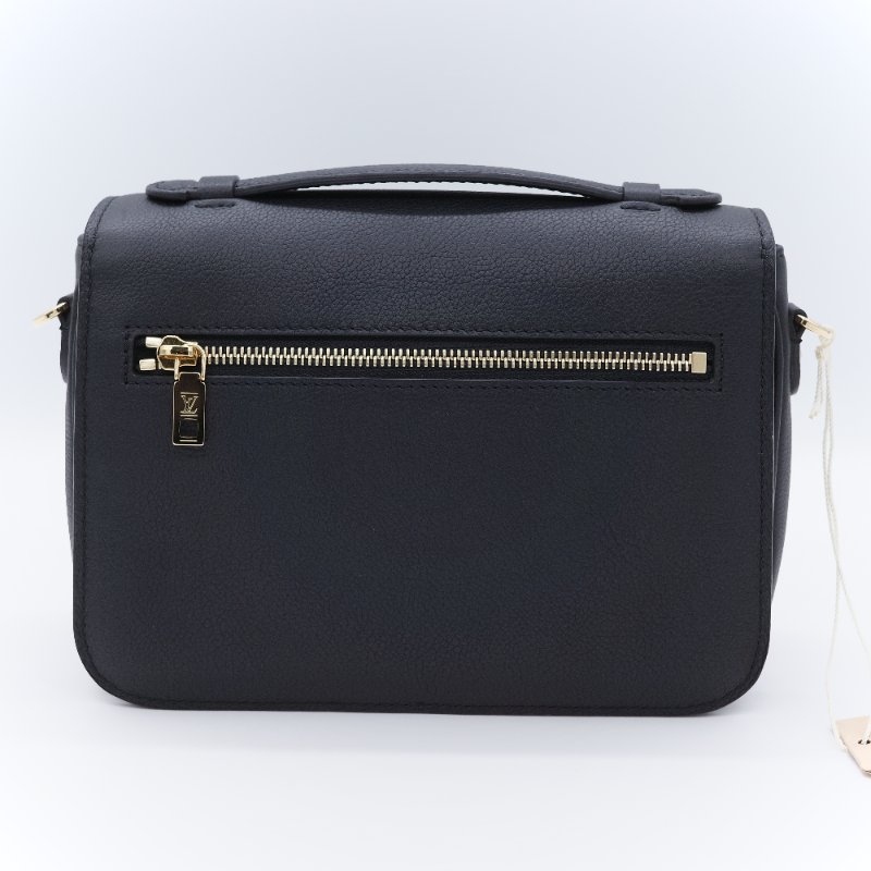 Louis Vuitton 路易威登 Oxford Lockme 經典黑色 粒面小牛皮 手提包 斜背包-6