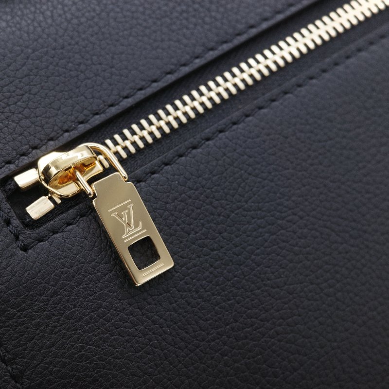 Louis Vuitton 路易威登 Oxford Lockme 經典黑色 粒面小牛皮 手提包 斜背包-18