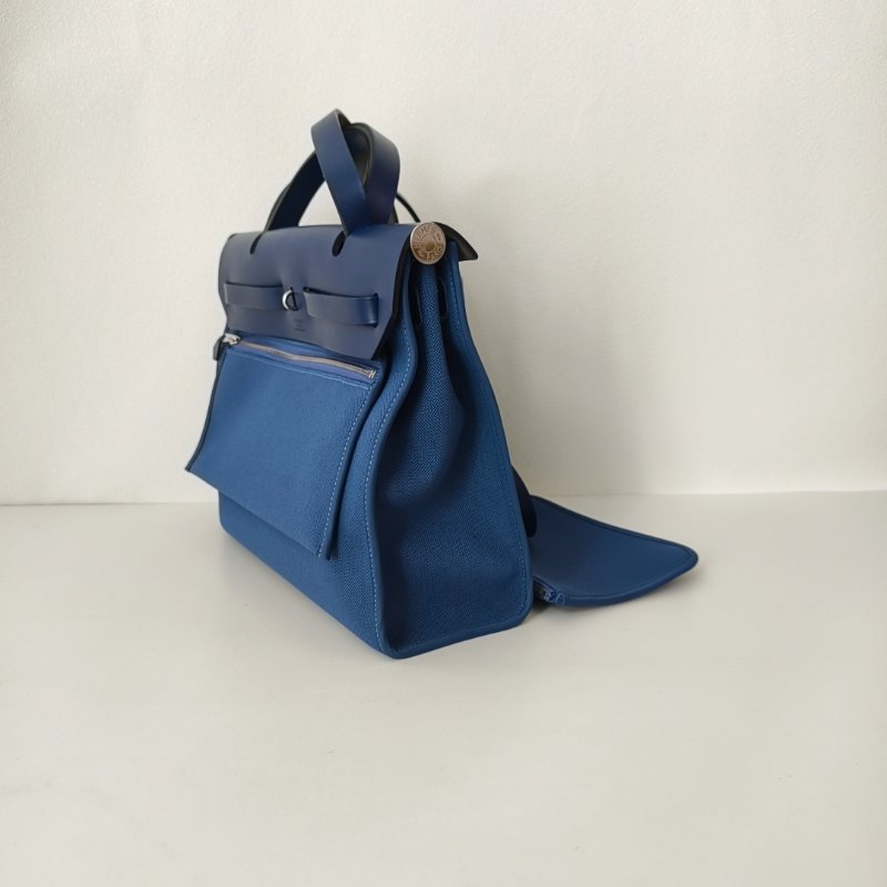 愛馬仕/Hermes herbag 31藍色 C刻 尺寸:31*25*10cm 年份:2018年 98新-2