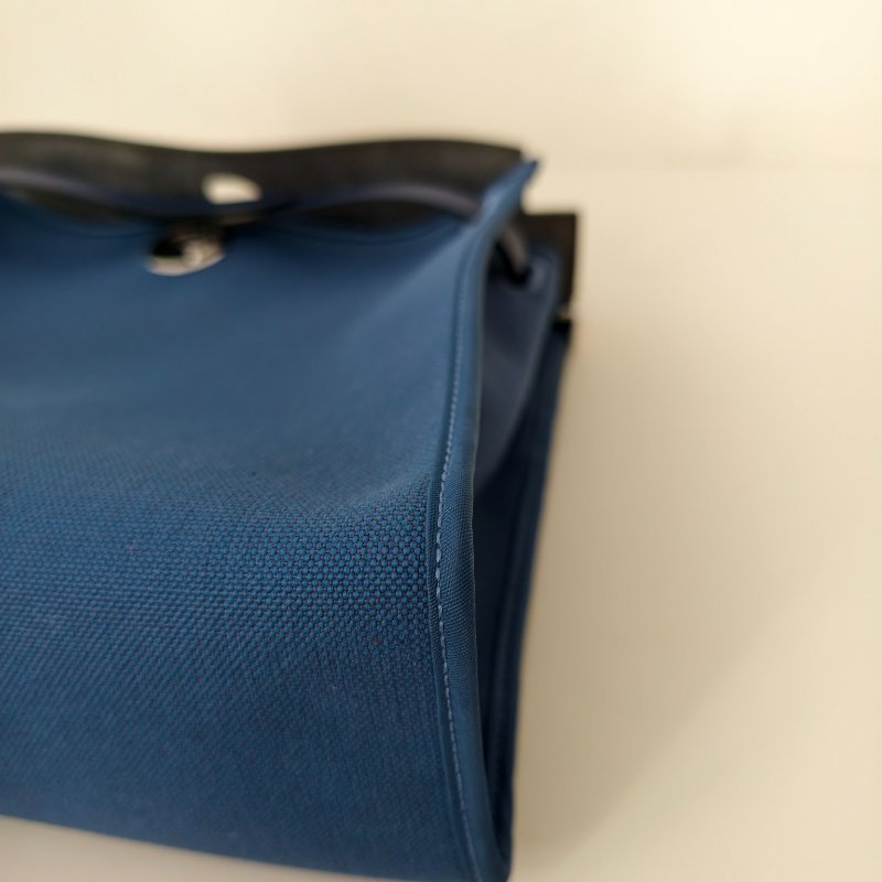 愛馬仕/Hermes herbag 31藍色 C刻 尺寸:31*25*10cm 年份:2018年 98新-13