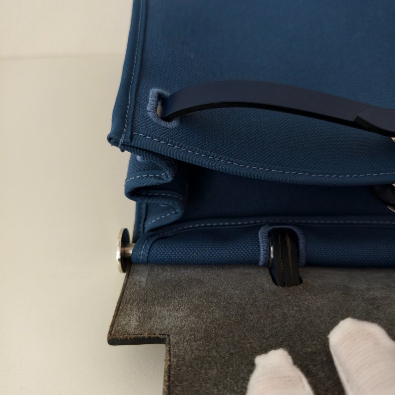 愛馬仕/Hermes herbag 31藍色 C刻 尺寸:31*25*10cm 年份:2018年 98新-20