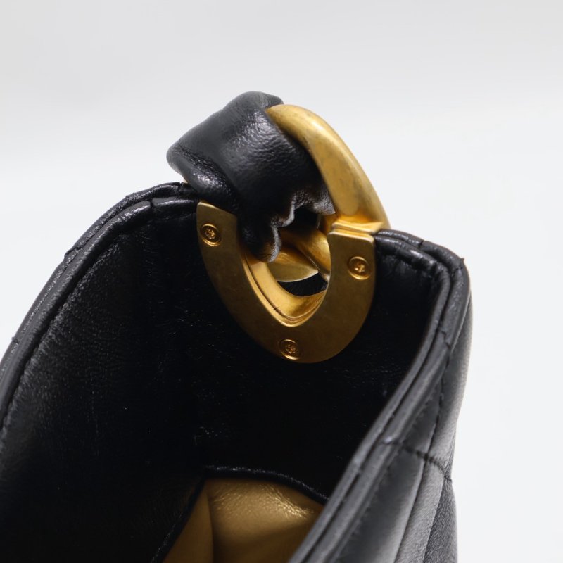 CHANEL 24S嬉皮單肩Hobo - 黑金-7