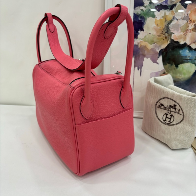 Hermes 愛馬仕 lindy26 銀扣 8w唇膏粉 Y刻-2