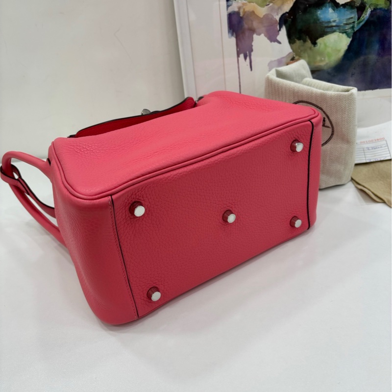 Hermes 愛馬仕 lindy26 銀扣 8w唇膏粉 Y刻-4