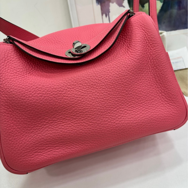 Hermes 愛馬仕 lindy26 銀扣 8w唇膏粉 Y刻-5