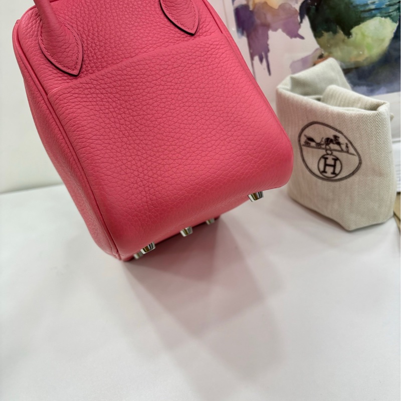 Hermes 愛馬仕 lindy26 銀扣 8w唇膏粉 Y刻-6