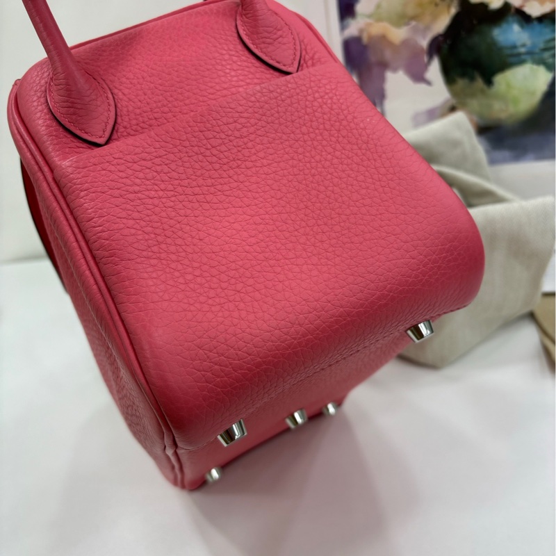 Hermes 愛馬仕 lindy26 銀扣 8w唇膏粉 Y刻-9