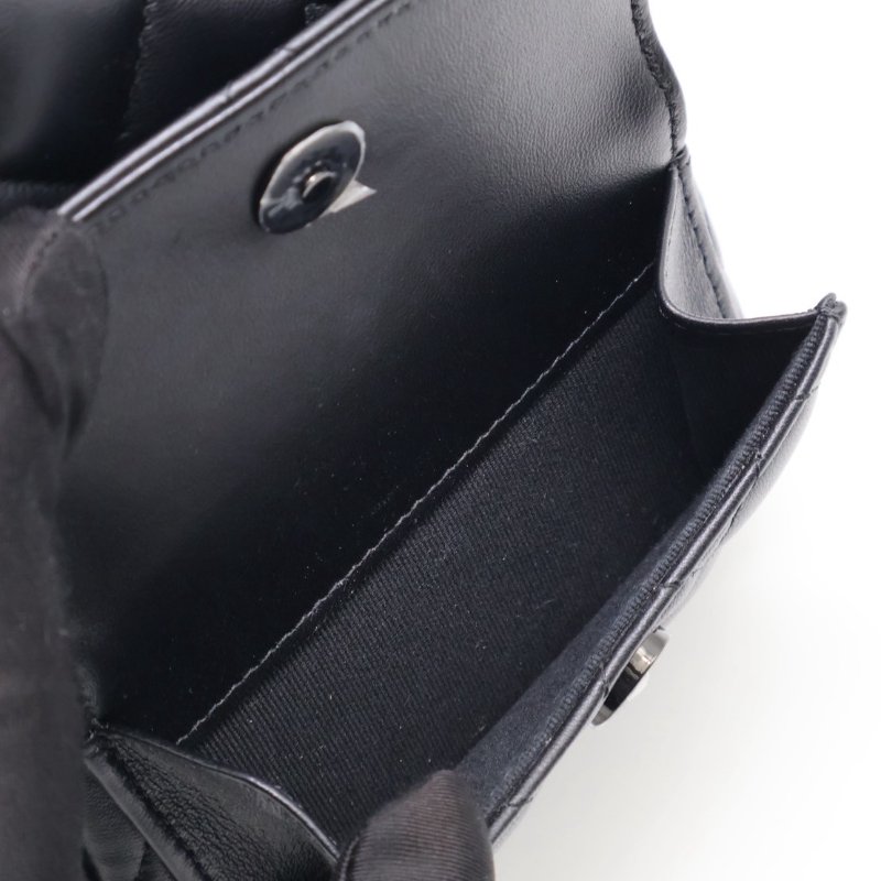 CHANEL 25P羊皮迷你後背包 - So black-11