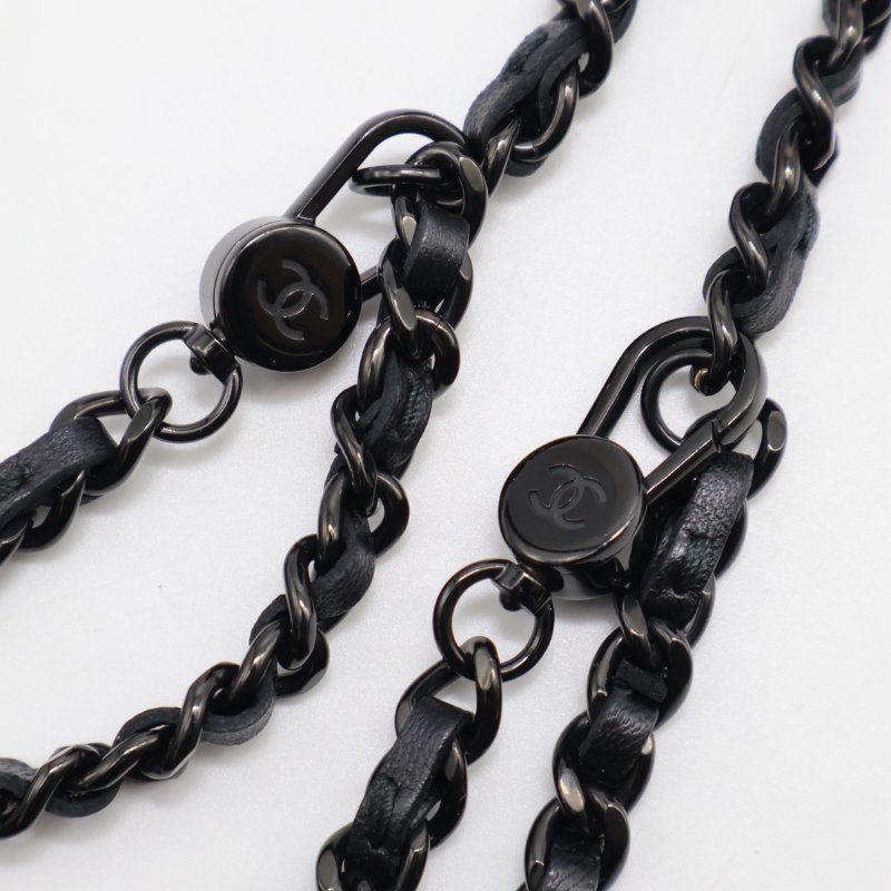 CHANEL 25P羊皮迷你後背包 - So black-14