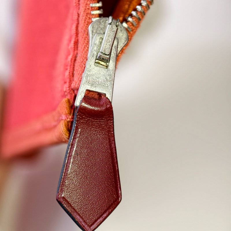 愛馬仕/Hermes herbag 31 9J火焰橙色 T刻 帆布 31*25*10cm 2015年 97新-30