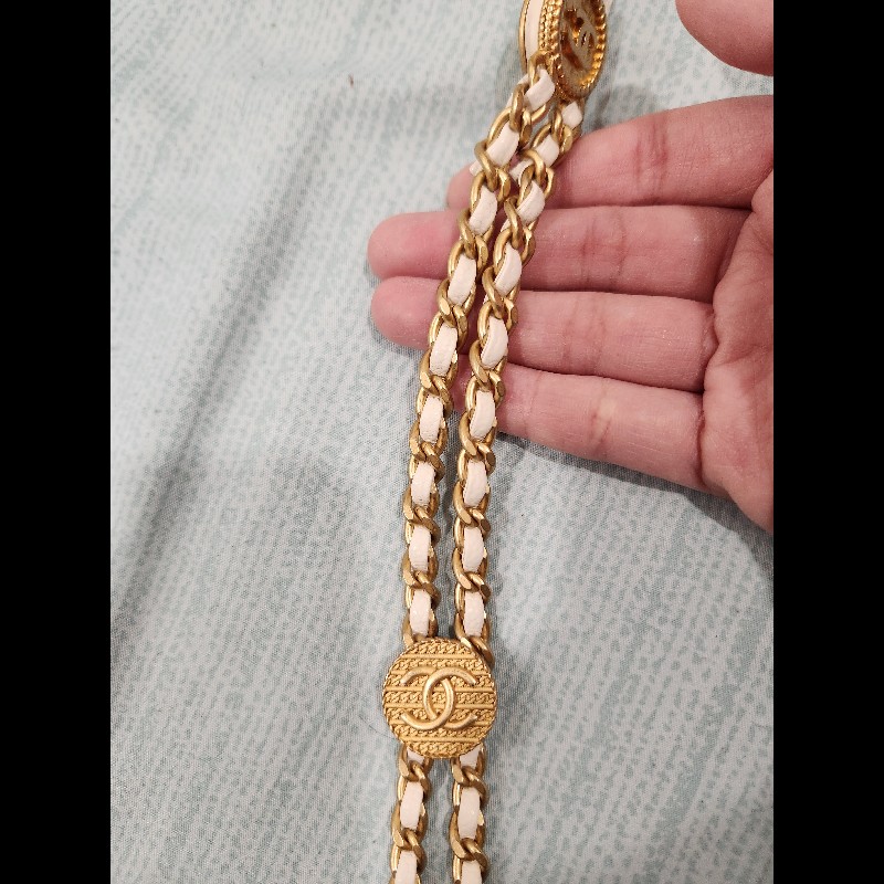 22C Chanel 白雪公主金幣 Mini Flap｜白色荔枝皮 金扣-26