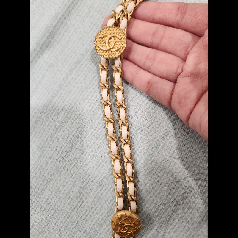 22C Chanel 白雪公主金幣 Mini Flap｜白色荔枝皮 金扣-28