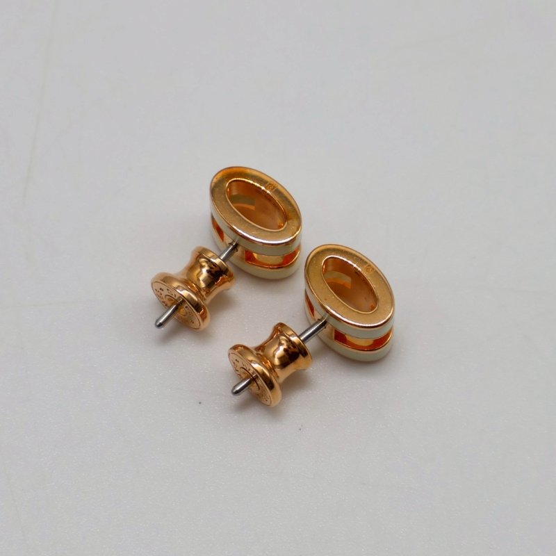 HERMES Mini pop H耳環 - 白玫瑰金-6