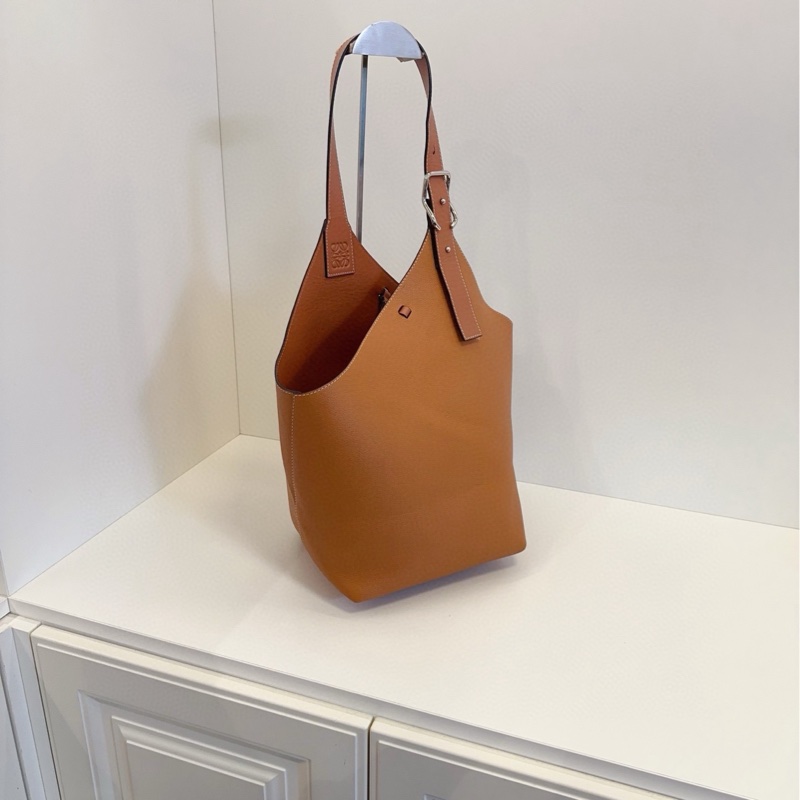 【98新🆕】Loewe  bubble氣球包 焦糖色水桶 單肩包-2