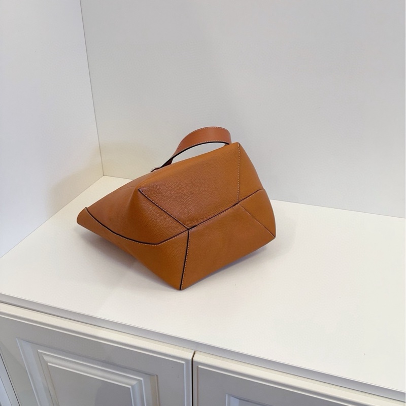 【98新🆕】Loewe  bubble氣球包 焦糖色水桶 單肩包-4