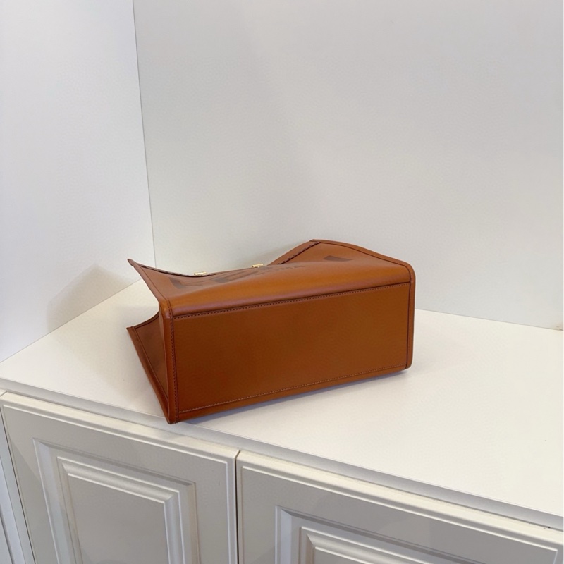 【98新🆕】Fendi 焦糖色玳瑁手柄sunshine tote 寬肩帶 中號 手提單肩包-4