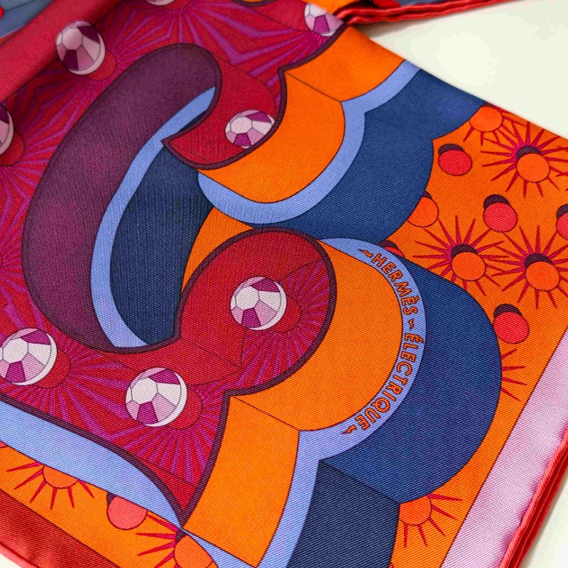 hermes 愛馬仕絲巾 90*90cm 閒置新-7