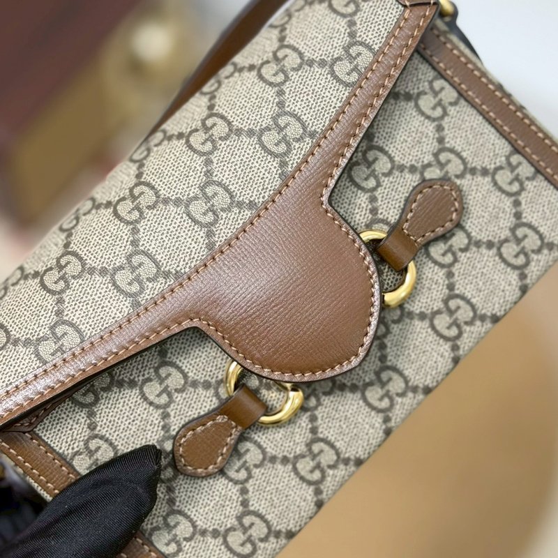 🏷Gucci 古馳．1955 Horsebit 馬銜釦橫式手機包/客人寄賣-17