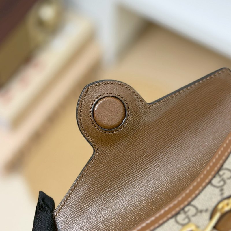 🏷Gucci 古馳．1955 Horsebit 馬銜釦橫式手機包/客人寄賣-20