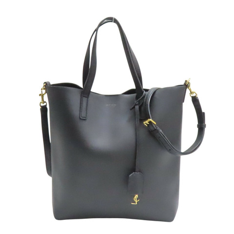 黑色 牛皮 TOY皮革購物袋 兩用包【SAINT LAURENT YSL 聖羅蘭 】 600307