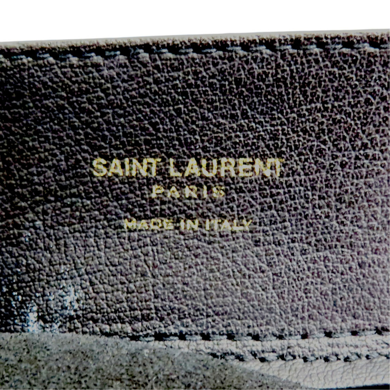 黑色 牛皮 TOY皮革購物袋 兩用包【SAINT LAURENT YSL 聖羅蘭 】 600307-6