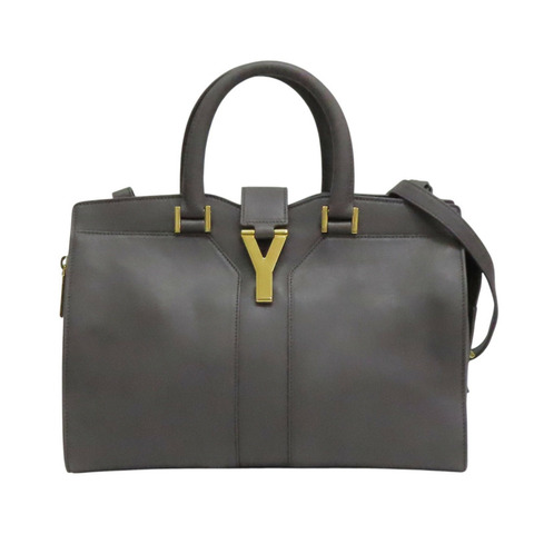 灰色 牛皮 Cabas Chyc 兩用包【SAINT LAURENT YSL 聖羅蘭】 311222