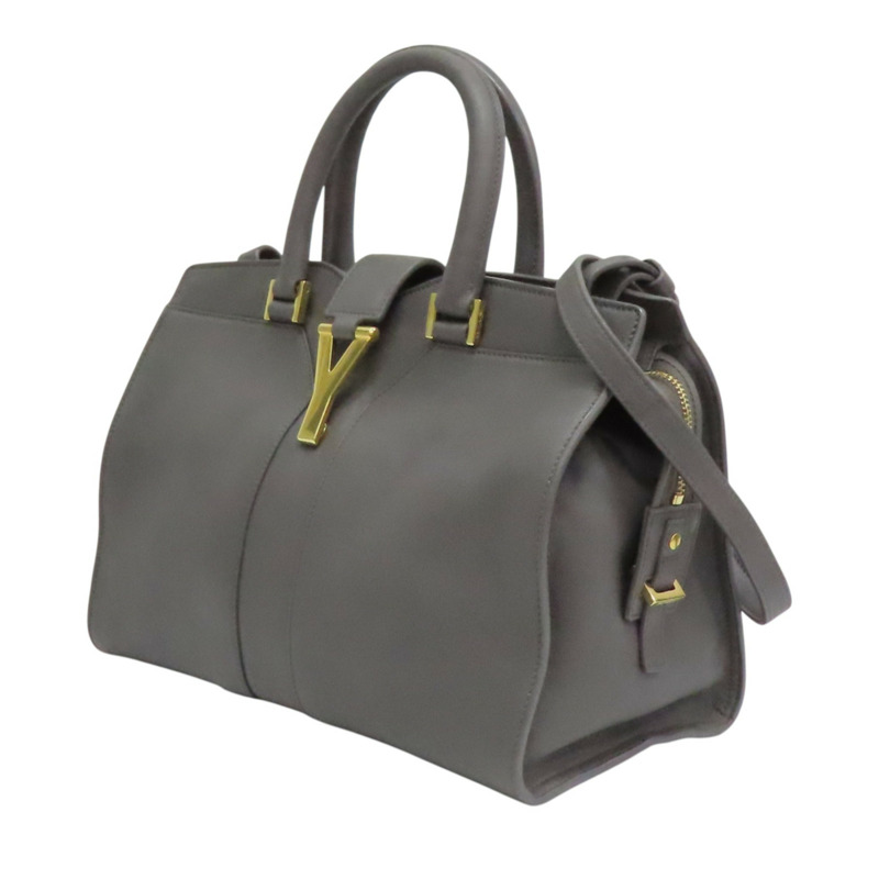 灰色 牛皮 Cabas Chyc 兩用包【SAINT LAURENT YSL 聖羅蘭】 311222-2