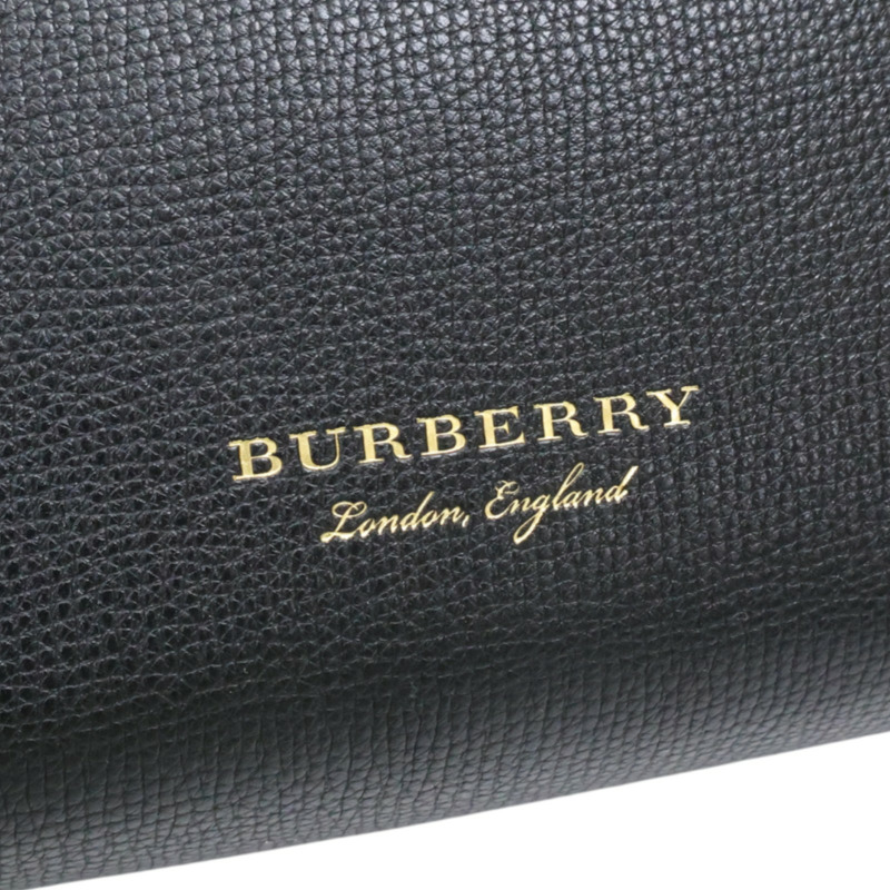 黑色 牛皮 The banner 兩用包【BURBERRY 巴寶莉】 4023693-8