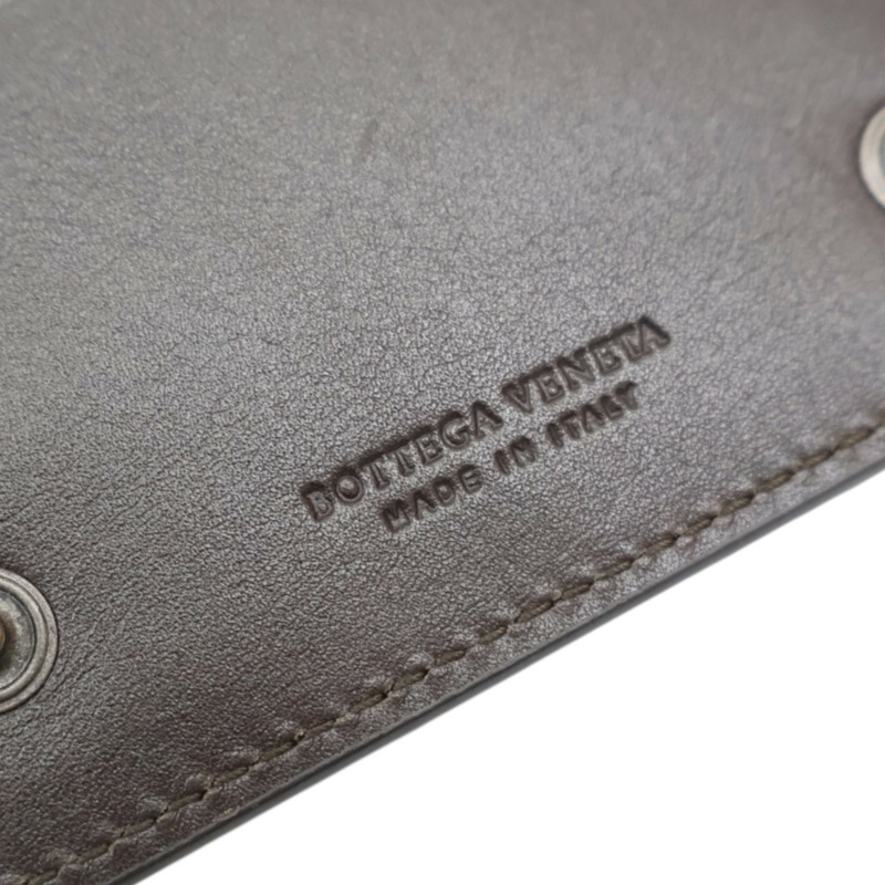 黑色 編織羊皮 卡夾 名片夾【BOTTEGA VENETA 寶緹嘉】-5