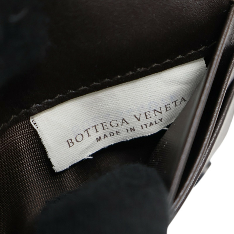 黑色 編織羊皮 卡夾 名片夾【BOTTEGA VENETA 寶緹嘉】-6