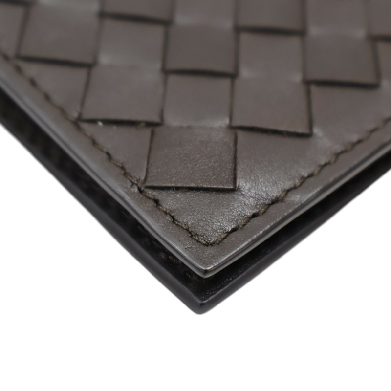 黑色 編織羊皮 卡夾 名片夾【BOTTEGA VENETA 寶緹嘉】-8