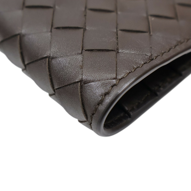 黑色 編織羊皮 卡夾 名片夾【BOTTEGA VENETA 寶緹嘉】-9