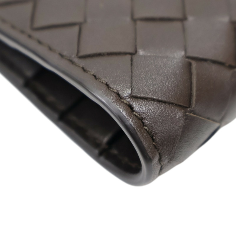 黑色 編織羊皮 卡夾 名片夾【BOTTEGA VENETA 寶緹嘉】-10