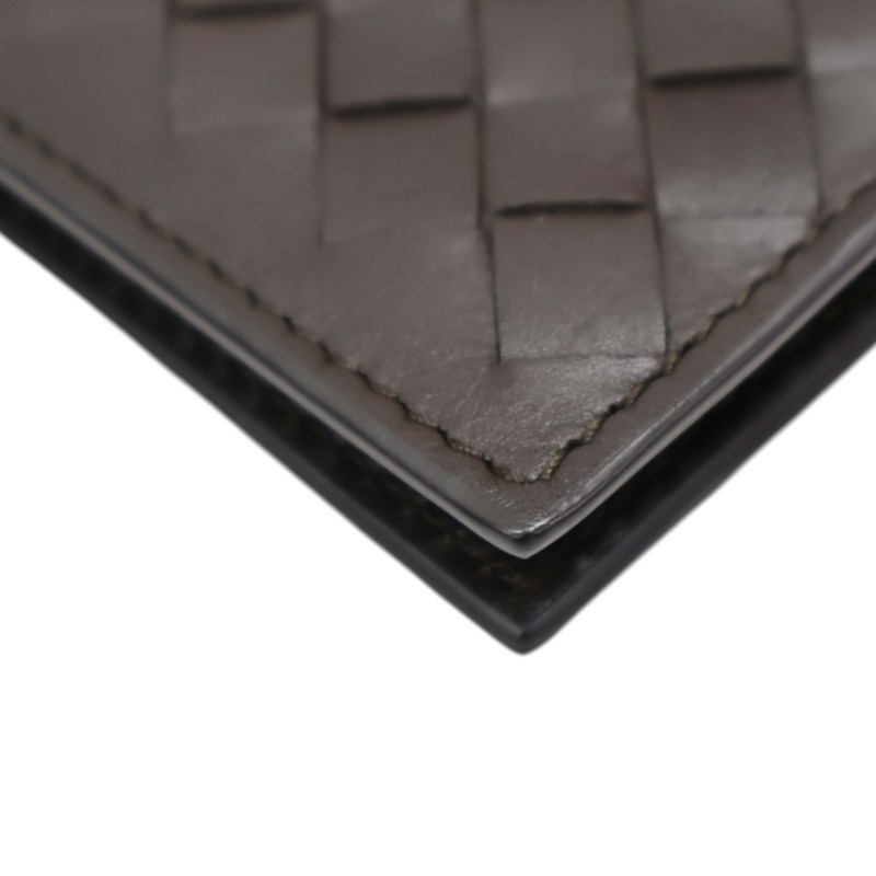 黑色 編織羊皮 卡夾 名片夾【BOTTEGA VENETA 寶緹嘉】-11