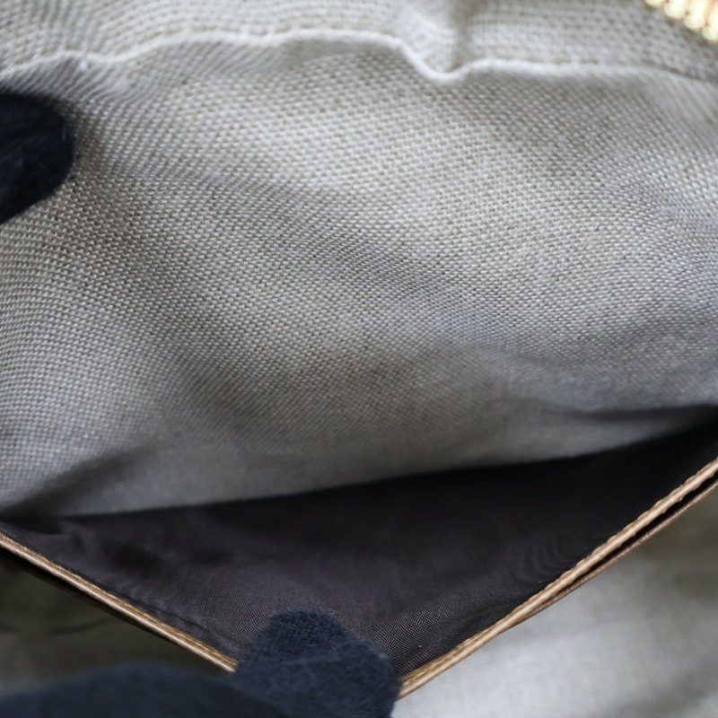 棕色 GG 帆布 牛皮 肩背包 449413【GUCCI 古馳】 449413-6