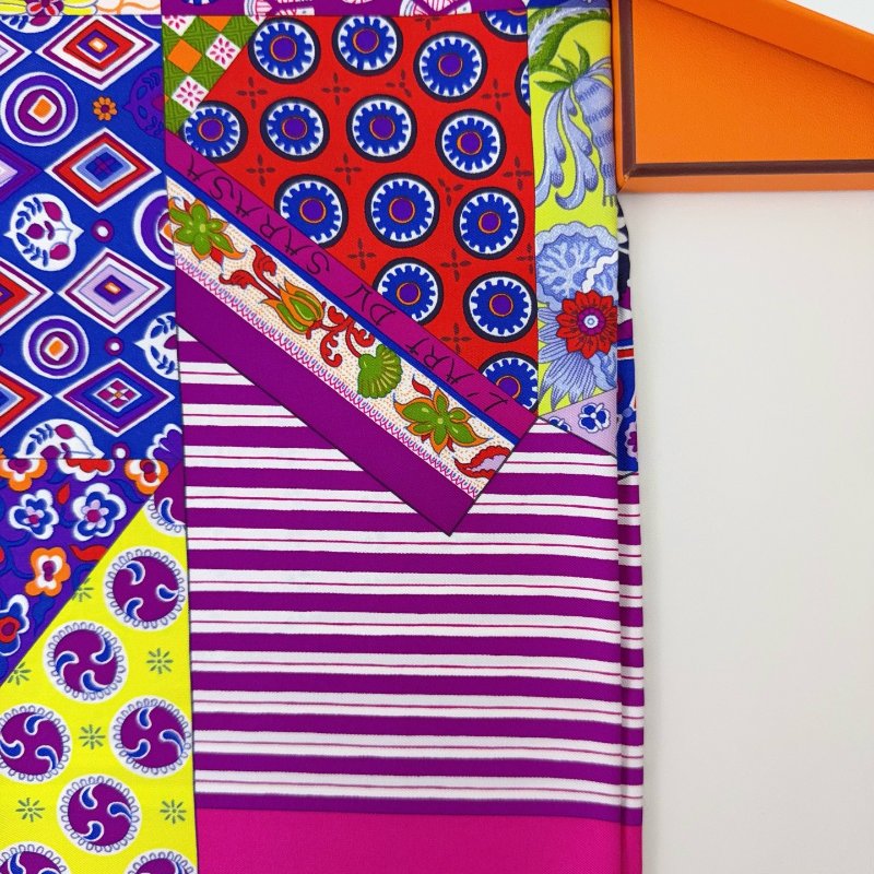 Hermes愛馬仕絲巾 閒置新 90*90cm-3