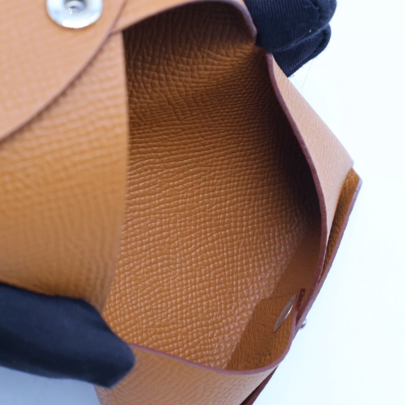 HERMES Calvi 卡包 - 金棕 B-5