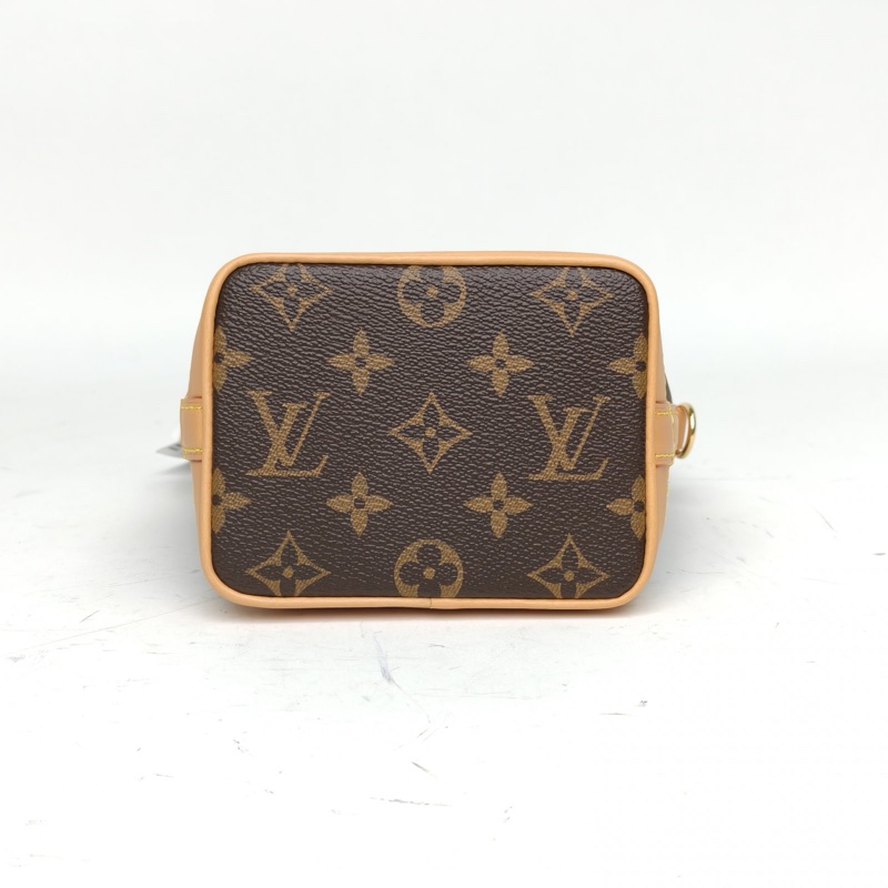 LOUIS VUITTON NOÉ水桶包Nano13可拆卸肩帶老花PVC肩背包晶片-3