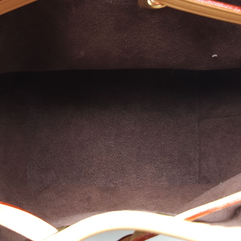 LOUIS VUITTON NOÉ水桶包Nano13可拆卸肩帶老花PVC肩背包晶片-4