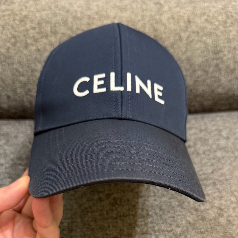 CELINE 藏藍色棒球帽 尺寸：L（男/女皆可）-1