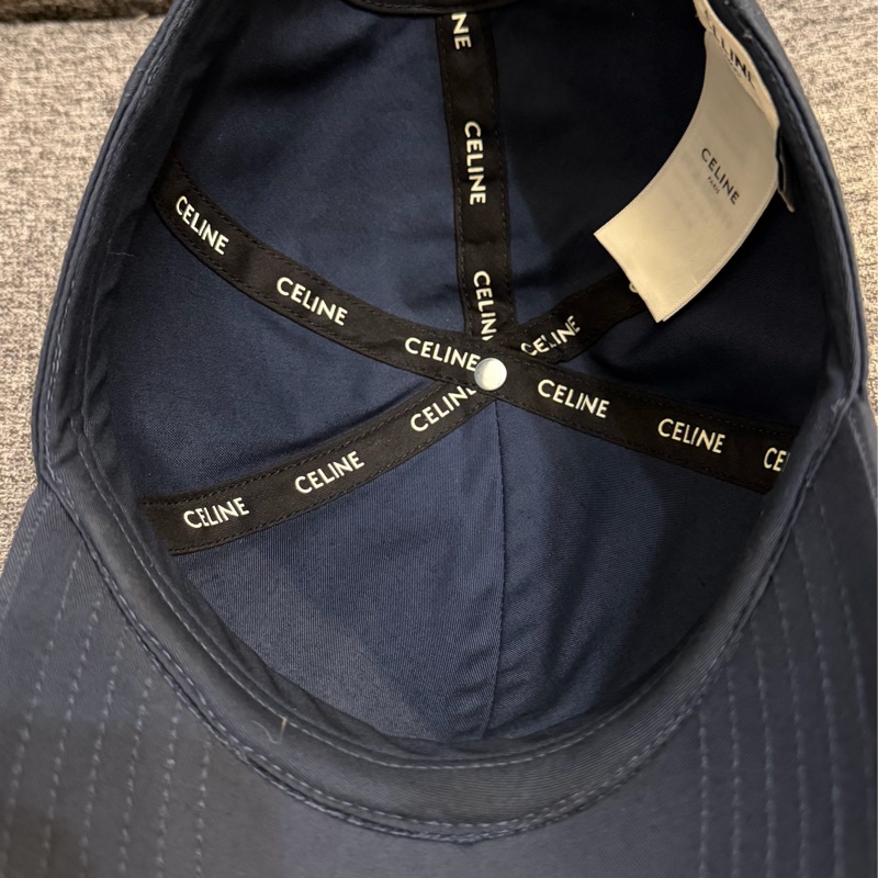 CELINE 藏藍色棒球帽 尺寸：L（男/女皆可）-7